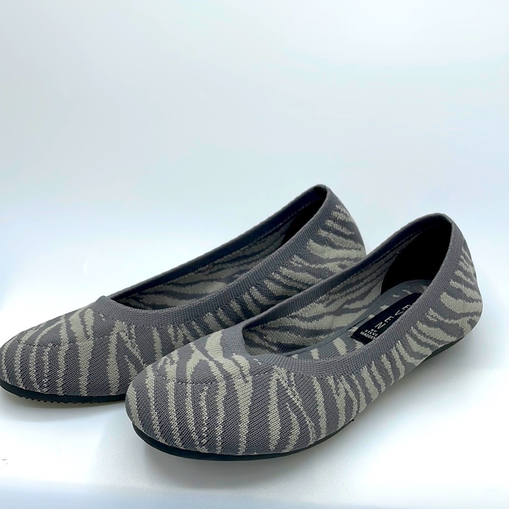 STEVEN by Steve Madden Bandour Zebra Print Flats